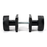 From The Anvil - Black Brompton Mortice/Rim Knob Set (Square) | Sku. 46797 | Trade Door Handles.
