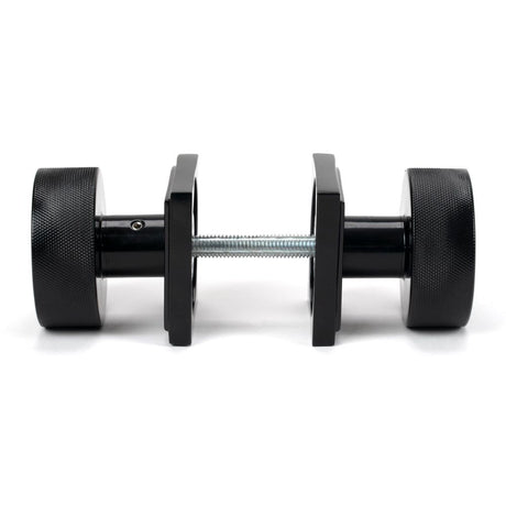 From The Anvil - Black Brompton Mortice/Rim Knob Set (Square) | Sku. 46797 | Trade Door Handles.