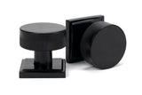 From The Anvil - Black Brompton Mortice/Rim Knob Set (Square) | Sku. 46797 | Trade Door Handles.