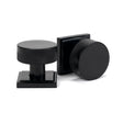 From The Anvil - Black Brompton Mortice/Rim Knob Set (Square) | Sku. 46797 | Trade Door Handles.