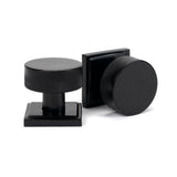 From The Anvil - Black Brompton Mortice/Rim Knob Set (Square) | Sku. 46797 | Trade Door Handles.