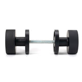 From The Anvil - Matt Black Brompton Mortice/Rim Knob Set (Beehive) | Sku. 46800 | Trade Door Handles.
