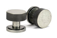 From The Anvil - Pewter Brompton Mortice/Rim Knob Set (Art Deco) | Sku. 46803 | Trade Door Handles.