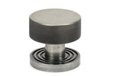 From The Anvil - Pewter Brompton Mortice/Rim Knob Set (Beehive) | Sku. 46804 | Trade Door Handles.