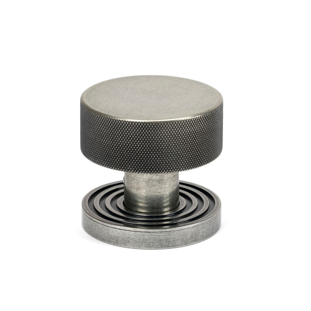 From The Anvil - Pewter Brompton Mortice/Rim Knob Set (Beehive) | Sku. 46804 | Trade Door Handles.
