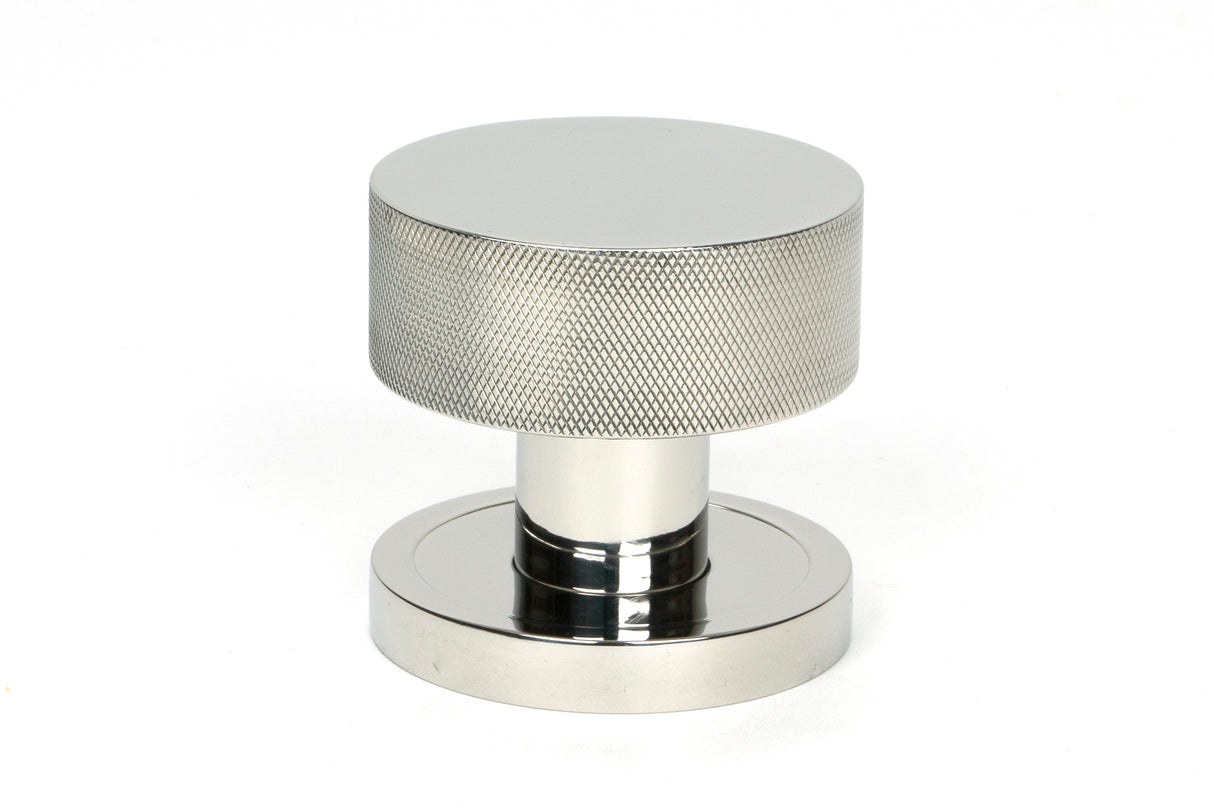 From The Anvil - Polished Marine SS (316) Brompton Mortice/Rim Knob Set (Plain) | Sku. 46806 | Trade Door Handles.