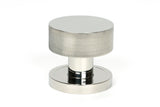 From The Anvil - Polished Marine SS (316) Brompton Mortice/Rim Knob Set (Plain) | Sku. 46806 | Trade Door Handles.