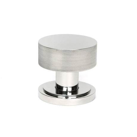 From The Anvil - Polished Marine SS (316) Brompton Mortice/Rim Knob Set (Art Deco) | Sku. 46807 | Trade Door Handles.
