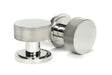 From The Anvil - Polished Marine SS (316) Brompton Mortice/Rim Knob Set (Art Deco) | Sku. 46807 | Trade Door Handles.