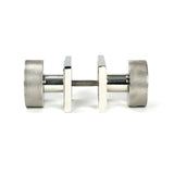 From The Anvil - Polished Marine SS (316) Brompton Mortice/Rim Knob Set (Square) | Sku. 46809 | Trade Door Handles.