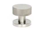 From The Anvil - Satin Marine SS (316) Brompton Mortice/Rim Knob Set (Plain) | Sku. 46810 | Trade Door Handles.