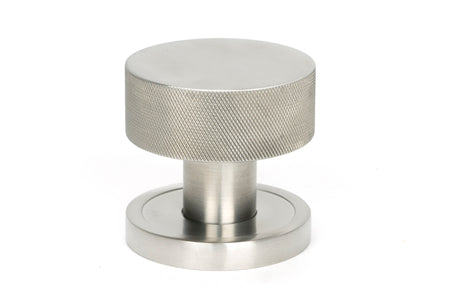 From The Anvil - Satin Marine SS (316) Brompton Mortice/Rim Knob Set (Plain) | Sku. 46810 | Trade Door Handles.