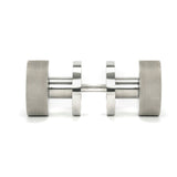 From The Anvil - Satin Marine SS (316) Brompton Mortice/Rim Knob Set (Plain) | Sku. 46810 | Trade Door Handles.