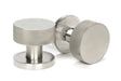 From The Anvil - Satin Marine SS (316) Brompton Mortice/Rim Knob Set (Plain) | Sku. 46810 | Trade Door Handles.