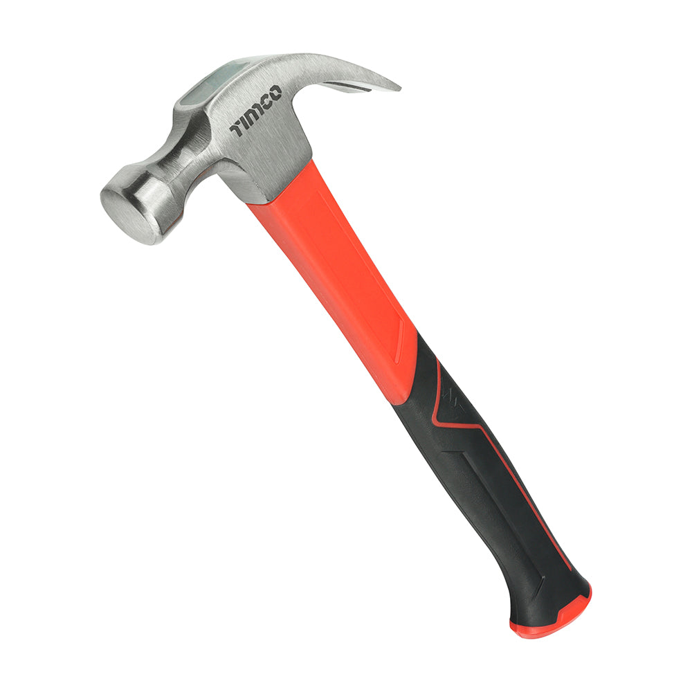 This is an image of Timco - Claw Hammer - Fibreglass Handle 16oz (1 Each Unit) 468120