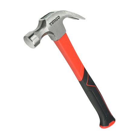 This is an image of Timco - Claw Hammer - Fibreglass Handle 20oz (1 Each Unit) 468121
