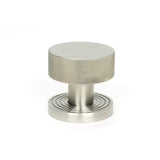 From The Anvil - Satin Marine SS (316) Brompton Mortice/Rim Knob Set (Beehive) | Sku. 46812 | Trade Door Handles.