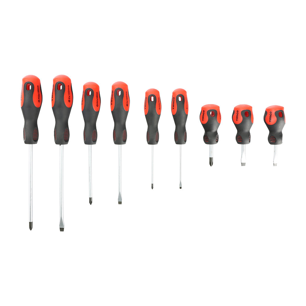 This is an image of Timco - Screwdriver Set 9pcs (9 Pieces Case) 468132