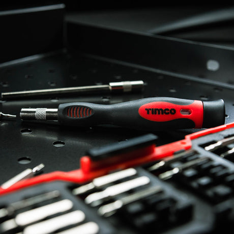 This is an image of Timco - Precision Screwdriver Bit Set 18pcs (18 Pieces Case) 468135