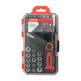 This is an image of Timco - Ratcheting Screwdriver Bit Set 46pcs (46 Pieces Case) 468136