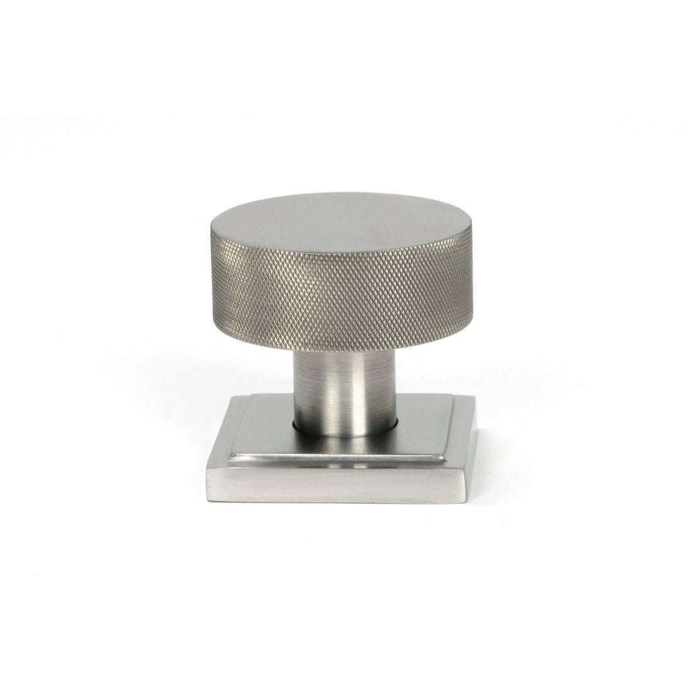 From The Anvil - Satin Marine SS (316) Brompton Mortice/Rim Knob Set (Square) | Sku. 46813 | Trade Door Handles.