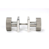 From The Anvil - Satin Marine SS (316) Brompton Mortice/Rim Knob Set (Square) | Sku. 46813 | Trade Door Handles.