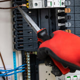 This is an image of Timco - Long Nose Pliers 8" (1 Each Backing Card) 468177