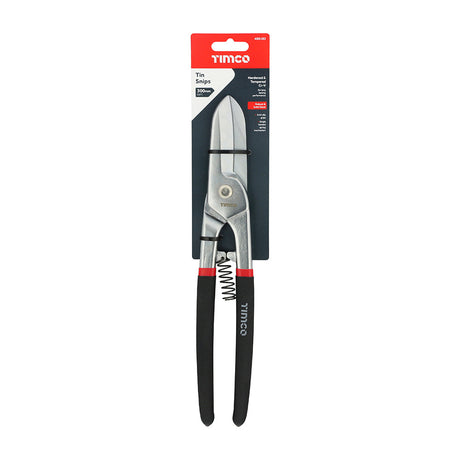 This is an image of Timco - Tin Snips 12" (1 Each Backing Card) 468183