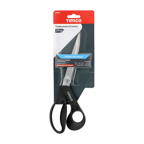 This is an image of Timco - Tradesmans Scissors 9 1/2" (1 Each Blister Pack) 468184
