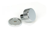 From The Anvil - Polished Chrome Brompton Cabinet Knob - 25mm (Plain) | Sku. 46818 | Trade Door Handles.