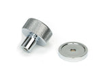 From The Anvil - Polished Chrome Brompton Cabinet Knob - 25mm (Plain) | Sku. 46818 | Trade Door Handles.