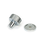From The Anvil - Polished Chrome Brompton Cabinet Knob - 25mm (Plain) | Sku. 46818 | Trade Door Handles.