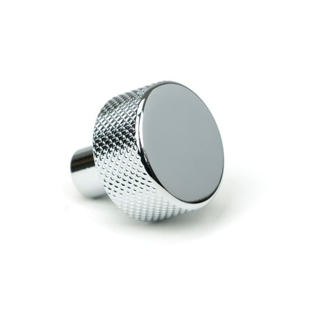 From The Anvil - Polished Chrome Brompton Cabinet Knob - 25mm (No rose) | Sku. 46819 | Trade Door Handles.