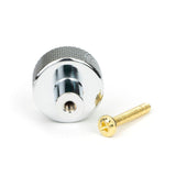 From The Anvil - Polished Chrome Brompton Cabinet Knob - 25mm (No rose) | Sku. 46819 | Trade Door Handles.