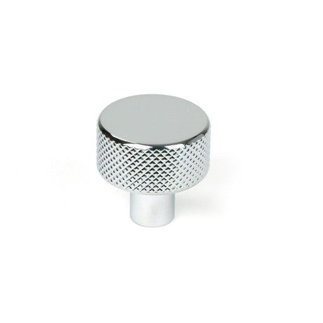 From The Anvil - Polished Chrome Brompton Cabinet Knob - 25mm (No rose) | Sku. 46819 | Trade Door Handles.