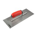 This is an image of Timco - Professional Plasterers Trowel - Stainless Steel 4 1/2 x 13" (1 Each Backing Card) 468204