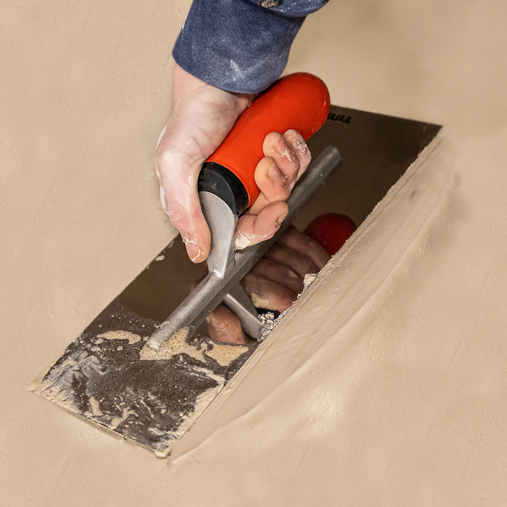 This is an image of Timco - Professional Plasterers Trowel - Stainless Steel 5 x 16" (1 Each Backing Card) 468205
