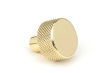 From The Anvil - Polished Brass Brompton Cabinet Knob - 25mm (No rose) | Sku. 46820 | Trade Door Handles.
