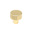 From The Anvil - Polished Brass Brompton Cabinet Knob - 25mm (No rose) | Sku. 46820 | Trade Door Handles.