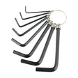This is an image of Timco - Hex Key Keyring Set 8pcs (8 Pieces Bag) 468219