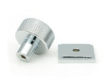 From The Anvil - Polished Chrome Brompton Cabinet Knob - 25mm (Square) | Sku. 46821 | Trade Door Handles.