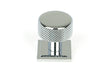 From The Anvil - Polished Chrome Brompton Cabinet Knob - 25mm (Square) | Sku. 46821 | Trade Door Handles.
