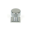 From The Anvil - Polished Chrome Brompton Cabinet Knob - 25mm (Square) | Sku. 46821 | Trade Door Handles.