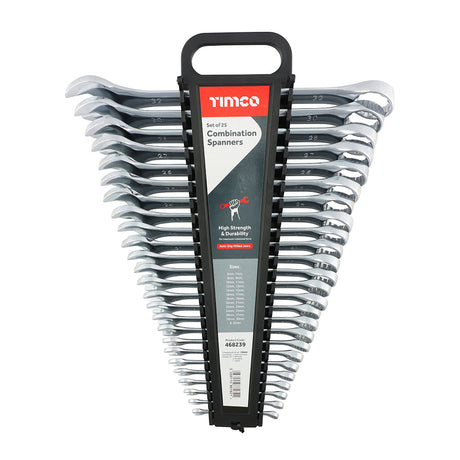 This is an image of Timco - Spanner Set - Combination 25pcs (25 Pieces Pack) 468239