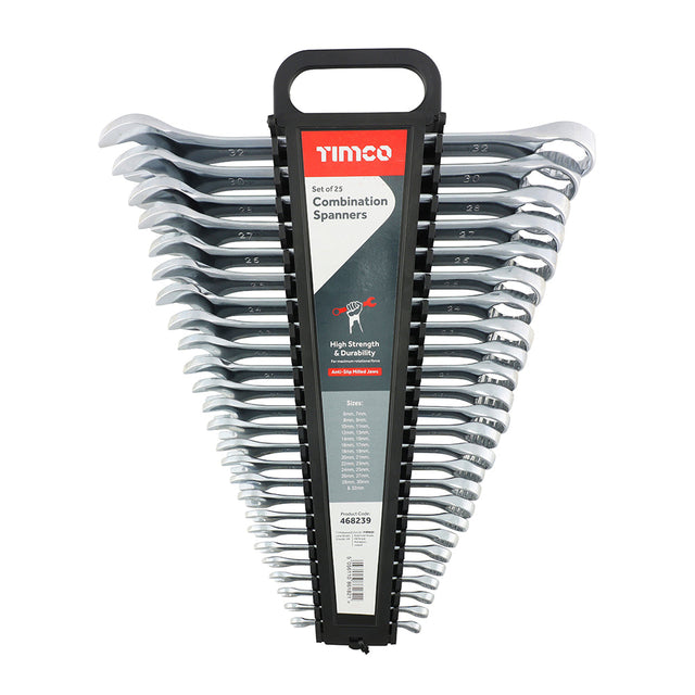 This is an image of Timco - Spanner Set - Combination 25pcs (25 Pieces Pack) 468239