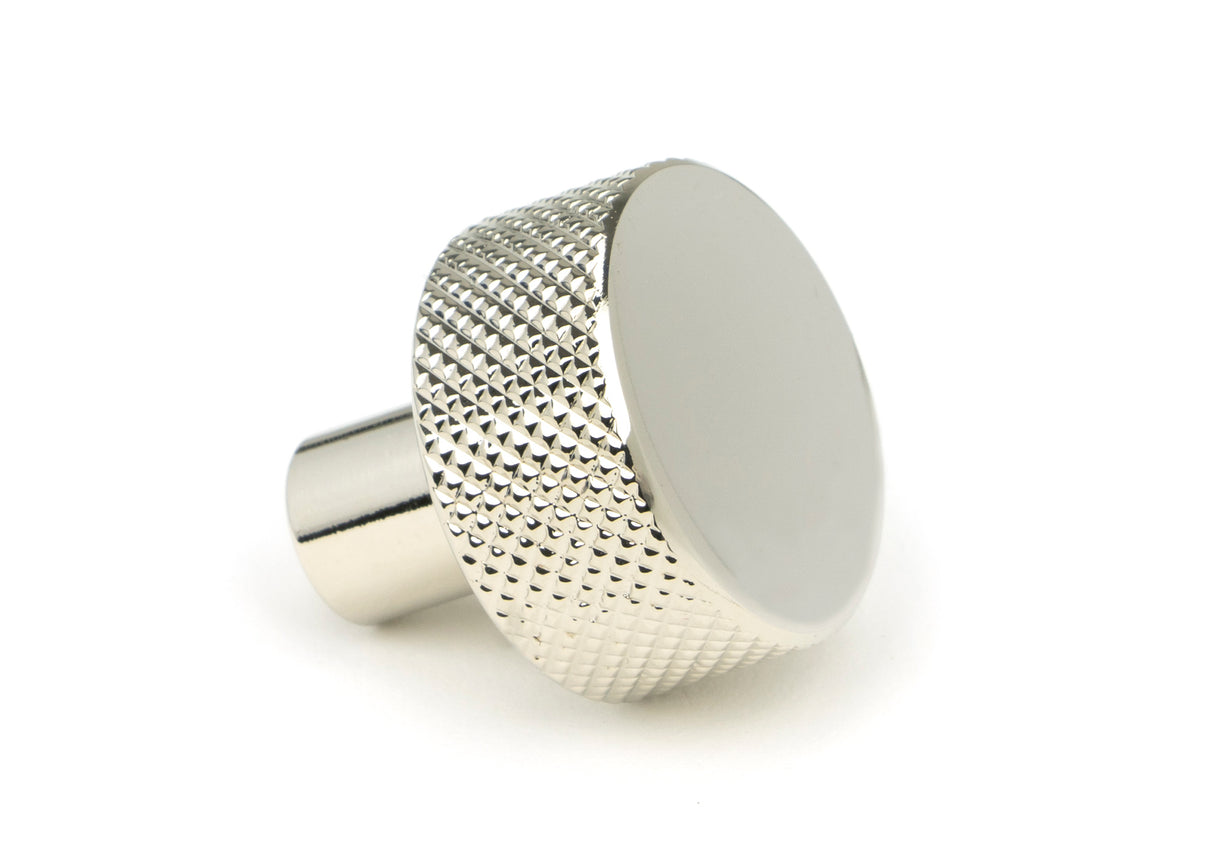 From The Anvil - Polished Nickel Brompton Cabinet Knob - 25mm (No rose) | Sku. 46823 | Trade Door Handles.