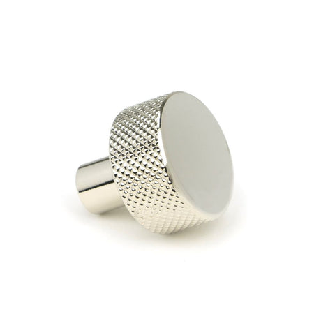 From The Anvil - Polished Nickel Brompton Cabinet Knob - 25mm (No rose) | Sku. 46823 | Trade Door Handles.