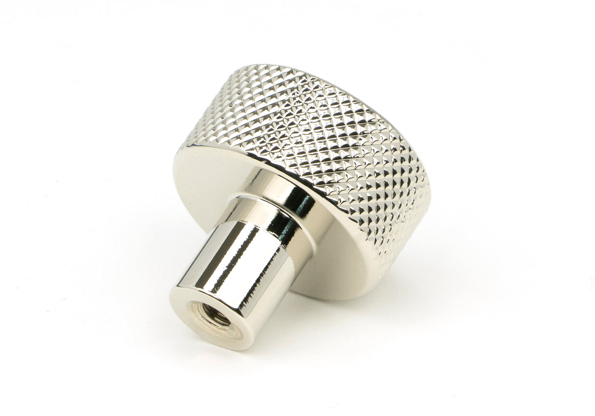 From The Anvil - Polished Nickel Brompton Cabinet Knob - 25mm (No rose) | Sku. 46823 | Trade Door Handles.