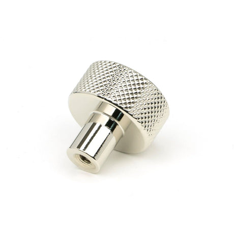 From The Anvil - Polished Nickel Brompton Cabinet Knob - 25mm (No rose) | Sku. 46823 | Trade Door Handles.