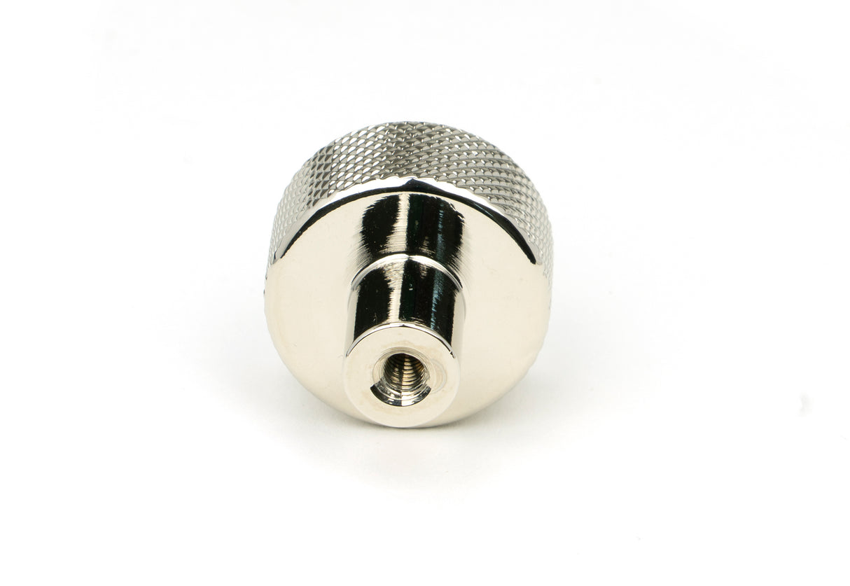 From The Anvil - Polished Nickel Brompton Cabinet Knob - 25mm (No rose) | Sku. 46823 | Trade Door Handles.